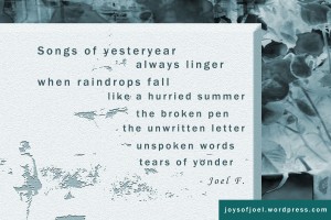 here comes the rain again, a poem about alzheimers, mental health, joysofjoel poetry