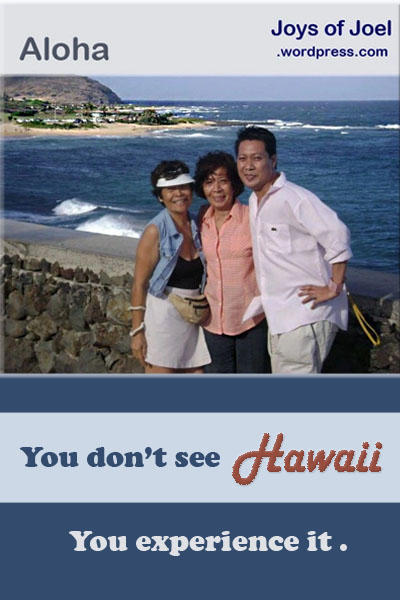 aloha, travel and life in hawaii, joys of joel musings, hawaii photography, joys of joel photography